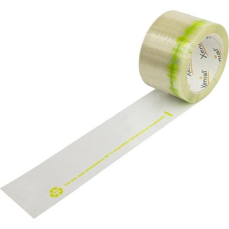 Klebeband Breite 75mm Länge 100m Stärke 37µ transparent recyceltes PET TRANSPAK