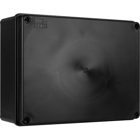 Scatola da parete S-Box 416C - 190x140x70, senza pressacavi, nera IP65