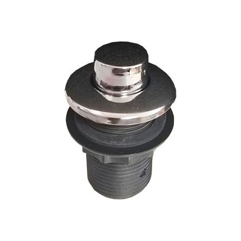 Tecmark MPT-57570-3428R Short Throw Pneumatic Button, Mini, Raised, Chrome