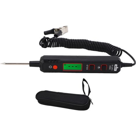 Jeffergarden MAYILON HT86A lampe de Test automobile 2-100V DC testeur de Circuit LED numérique stylo de Test de tension bidirectionnel automatique robuste (1/5)