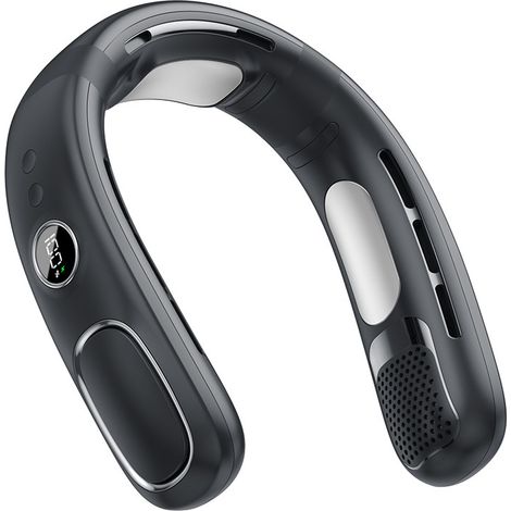 Ventilador de Cuello con Refrigeración por Semiconductores, 6000 mAh, 5 Velocidades y Diseño Sin Aspas Silencioso – Ideal para Oficina y Exteriores (1/5)