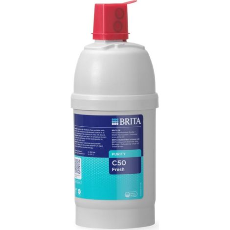 Filtro per acqua a carbone attivo Brita Purity C50 a 3 stadi, 60 l/h (1/2)