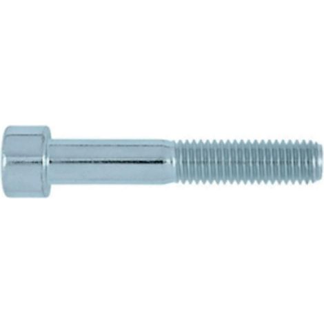 Vis à métaux tête cylindrique hexagonale creuse acier zinguée blanc classe 8.8 DIN 912 5X35 boîte de 200 - CHC5X35ZING