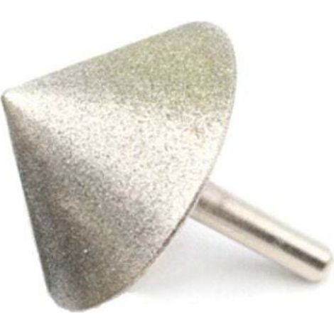 placage diamant cône chanfrein tête de meulage 90 Dregree pour pierre Jade verre forage chanfrein outils de meulage,20mm (1/4)