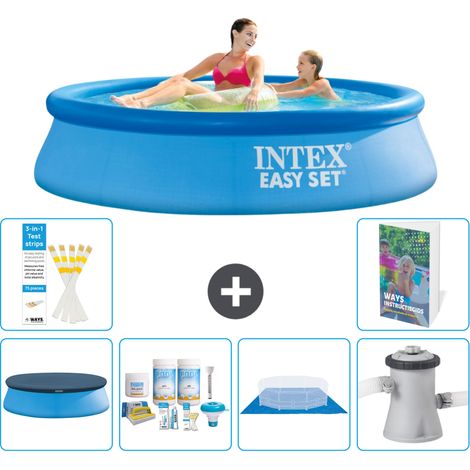 Easy Set Pool Rund - 244x61 cm - 7-teilig S77
