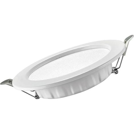 Downlight LED ultra-mince pour la maison, anti-éblouissement, spot encastré, salon, chambre à coucher, protection des yeux, économie d'énergie, lampe en boîte, plafonnier commercial,4 pack-7W (1/5)