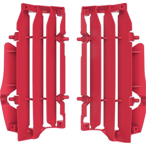Juego de rejillas protectoras para radiador Polisport Beta RR 20 25, color rojo y duradero.