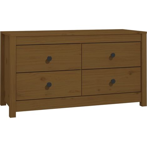 Maison Exclusive - Armadietto Marrone Ambra 100x40x54 cm in Legno Massello di Pino