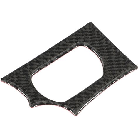 Autocollant Cadre Démarrage Fibre Carbone pour Bouton Start Corvette C6 2005-2007, Décor Remplacement Intérieur Voiture, Film Protecteur (1/5)