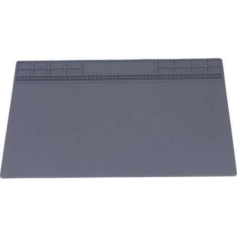 Tapis de Soudure Anti-Dérapant en Silicone avec Zones de Rangement pour Réparation de Téléphone et Tablette (1/5)