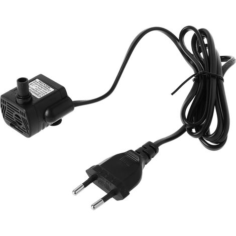 Pompe à eau submersible 3W, prise UE, 220 V CA, pour aquarium, fontaine et bassin à poissons.