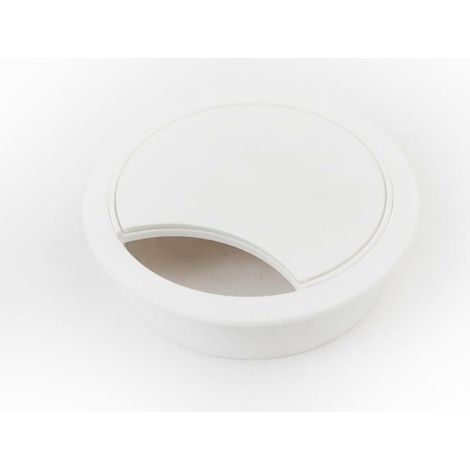 Tappo Passacavi Per Scrivania Mm 80 - Colore Bianco (1/4)