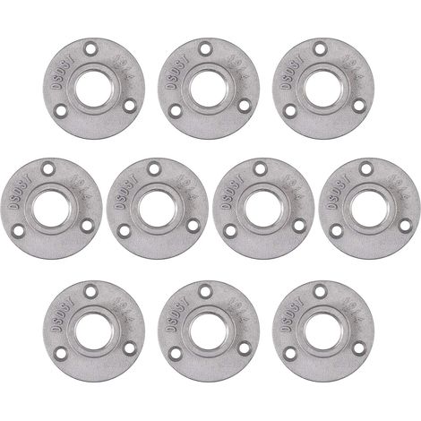 10 raccords de tuyauterie en alliage d'aluminium malléable bride de plancher de mur rouillé industriel 3/4"BSP (1/5)