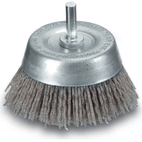 Topfbürste mit gewelltem Hartmetallfaserstift 430138 Leßmann