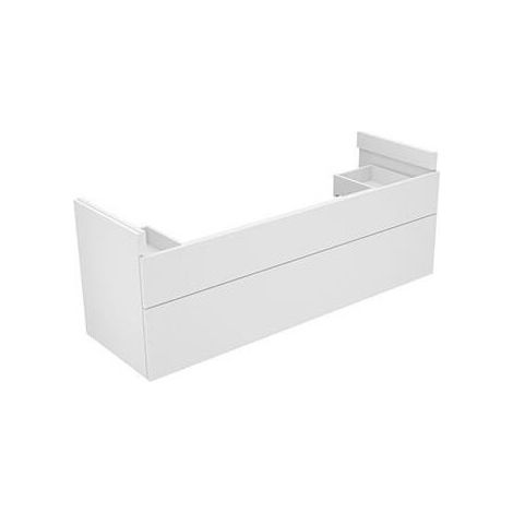 Meuble bas EDITION 400 PLANNING avec découpe siphon 1400x527x450mm noyer / noyer KEUCO