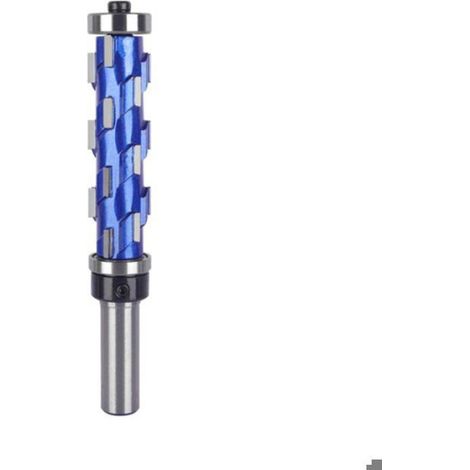 12Mm Shank Fraise End Solide Spirale Double Bear Router Bit pour le PerçAge Du Bois 12X19X65MM (1/4)