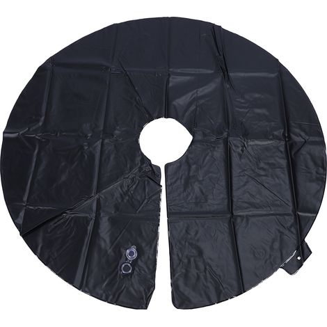 Baumbewässerungsring, wiederverwendbarer 10-Gallonen-PVC-Wassersack für Tropfbewässerung, zum Pflanzen und Gärtnern, schwarz. (1/5)
