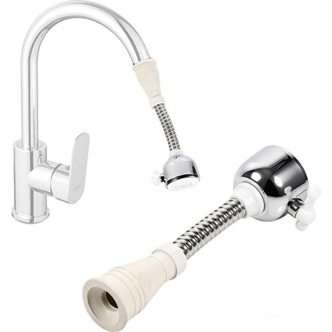 Flexible Kitchen Tap, Extension Kitchen Faucet, Aerator Faucets, 360 Degree Rotatable Water Saving Taps Kitchen Taps, Kitchen Sink Shower Head (1/5)
