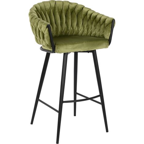 Taburete Poliester Metal 53X58X101 Verde (1/5)