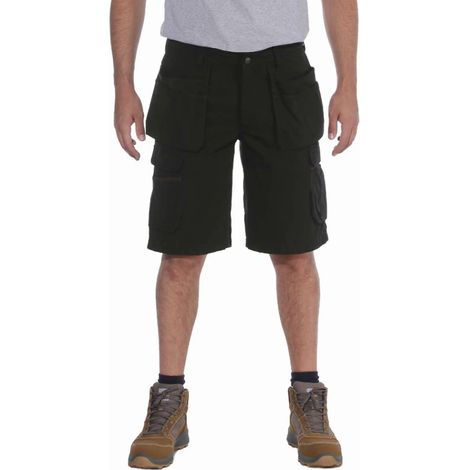 Shorts CARHARTT Steel Multipocket Noir T.W36