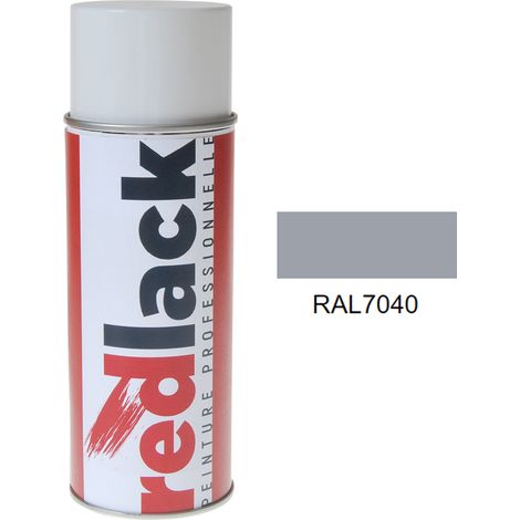 Sprühfarbe 400 ml – RAL 7040 - Matt - Fenstergrau - für verschiedene Oberflächen - Redlack