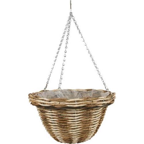BASKET VASO IN RATTAN DIAM. 35CM (1/2)