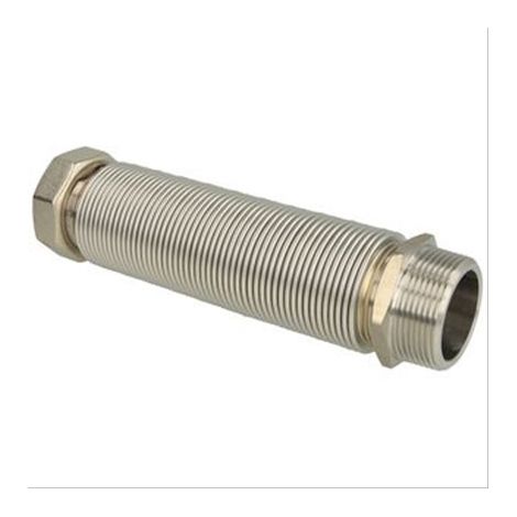 Flexible ondulé inox, extensible de 205 à 410mm, Ø40mm MF1''1/2