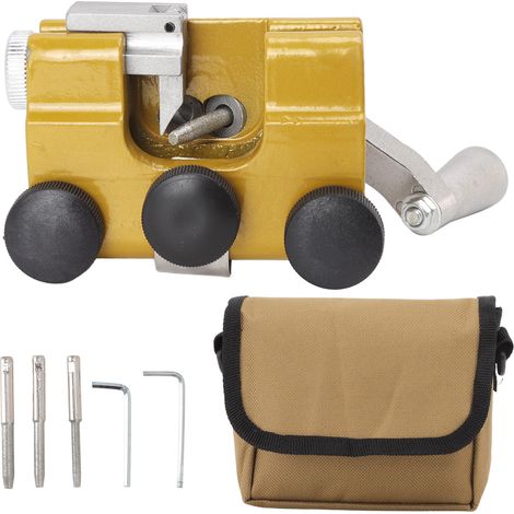 Affûteuse de chaîne de tronçonneuse à manivelle, kit d'outils portable pour tronçonneuses et scies électriques (1/5)
