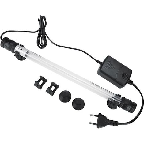 Stérilisateur UV submersible étanche, lampe anti-algues vertes pour aquarium (11W) (1/4)