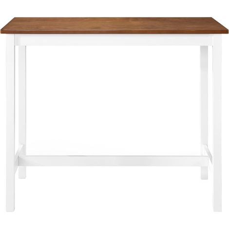 Maison Exclusive - Tavolino da Bar in Legno Massello 108x60x91 cm