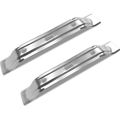 Lot de 2 lames de rechange en acier inoxydable de 20 cm pour tondeuse à gazon Stihl Viking (1/5)