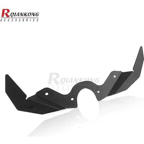 Pneumatischer Verkleidungsspitzen-Flügelschutz für Kawasaki Ninja 400 (2018–2024) – Schwarz