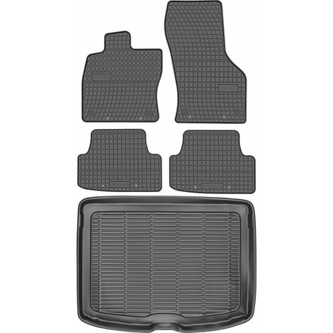 Set di tappetini in gomma per auto e tappetino per bagagliaio per Audi A3 III 8V Sportback dal 2012 al 2020. (1/5)