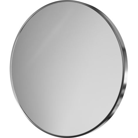 Laurel Polished Chrome Aluminium Framed 600mm Round Mirror (1/5)
