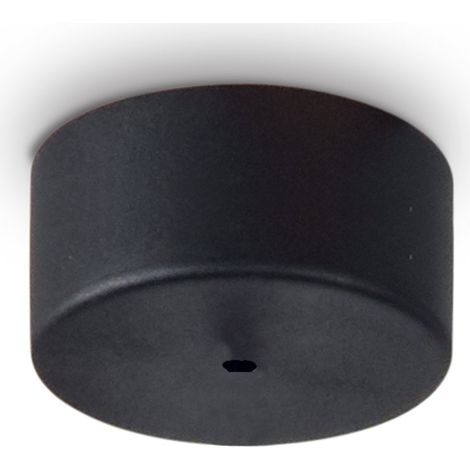Ideal Lux Rosone Nero Mapa 1 luce 4,2 cm alluminio vetro