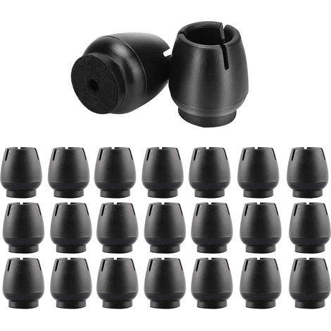 Protection Pied de Chaise, Tampon Chaise, 32 Pièces Table Antidérapant Caoutchouc de Chaise Pieds Anti-Scratches Feet Pads Protecteur avec Feutre Protecteur Caoutchouc Chaise Casquettes (12-16mm) (1/4)
