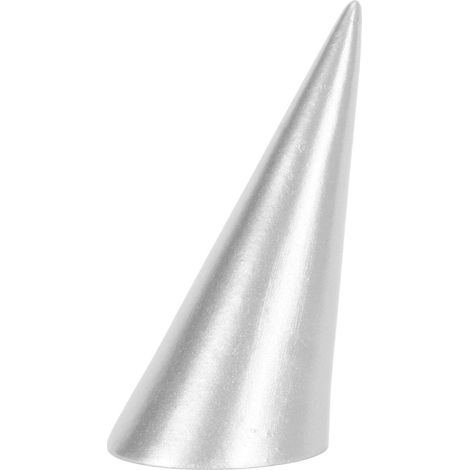 Présentoir conique en résine solide pour bagues, présentoir décoratif pour alliances, bijoux et bagues en argent. (1/5)