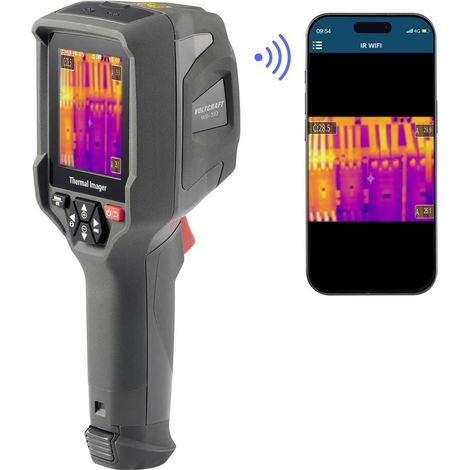 VOLTCRAFT WB-310 Termocamera -20 fino a 550 °C 160 x 120 Pixel 25 Hz Fotocamera digitale integrata, WiFi, Luce LED inte (1/5)