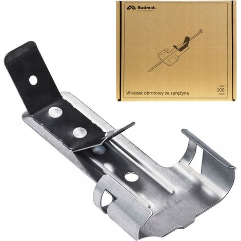 Suspente Pivotante Avec Ressort Pour Profil CD60, Lot De 100, Pour Plafond Suspendu (1/5)