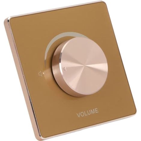 Bouton de volume mural 50 W, cadre en alliage d'aluminium, commutateur rotatif à résistance fixe à 5 positions, commande audio domestique (1/5)