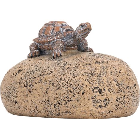 LYERCW - Cache-clés en pierre, décor en résine, boîte à clés décorative en faux rocher.