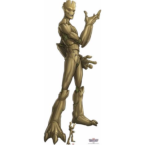 Figurine en carton Groot Les gardiens de la galaxie Comics Marvel avengers Disney H 195 CM (1/5)