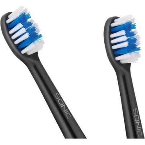 Tete De Brosse De Rechange - Pour Brosse A Dents Sonic - 8 X 48 X 15 Mm - Doux Moyen Dur - 2 Unites (1/2)