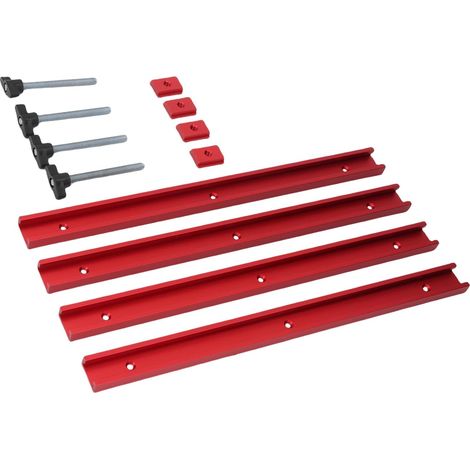 Kit de blocs coulissants Cryfokt M8 et rainure en T robuste (1/5)