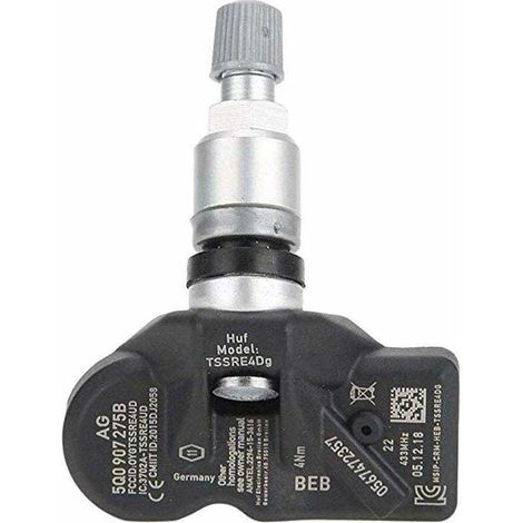 Capteur de pression des pneus 5Q0907275B – Fréquence 433Mhz – Durée de vie batterie 3 ans – Compatible Audi A3 A6 A7 Q3 Q5 Q7 R8 (1/3)