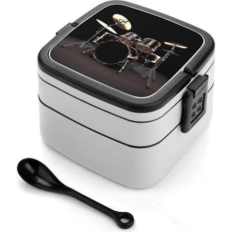 Ensemble de boîtes Bento Box rectangulaires à double (1/5)