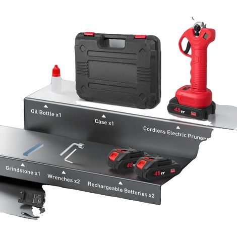 Sécateurs Électriques Sans Fil, Moteur Sans Balais, Batterie Durable, 220V UE (1/2)