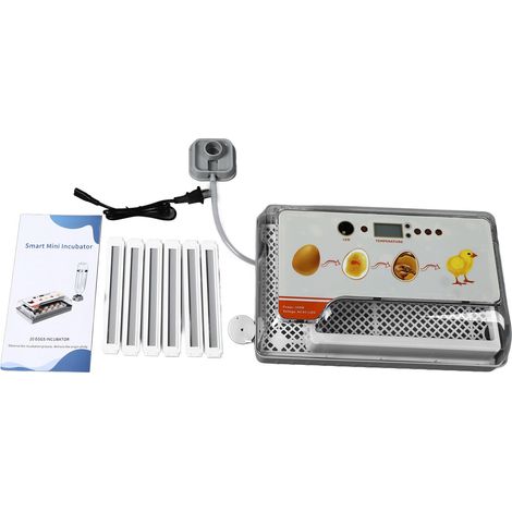 Petit Incubateur Intelligent 20 Œufs, Incubateur de Volaille avec Retournement Automatique et Contrôle de l'Humidité, Prise US 110V (1/5)