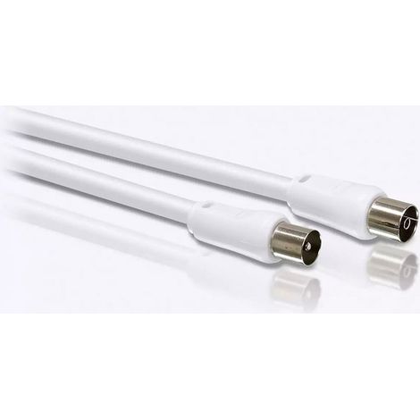 Cavo antenna TV coassiale tipo PAL 1,5 m SWV2516W/10 PHILIPS (1/2)