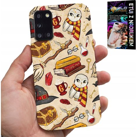 Custodia per Samsung Galaxy A31 - custodia per gli appassionati di magia, maghi, bacchetta magica + vetro (1/5)